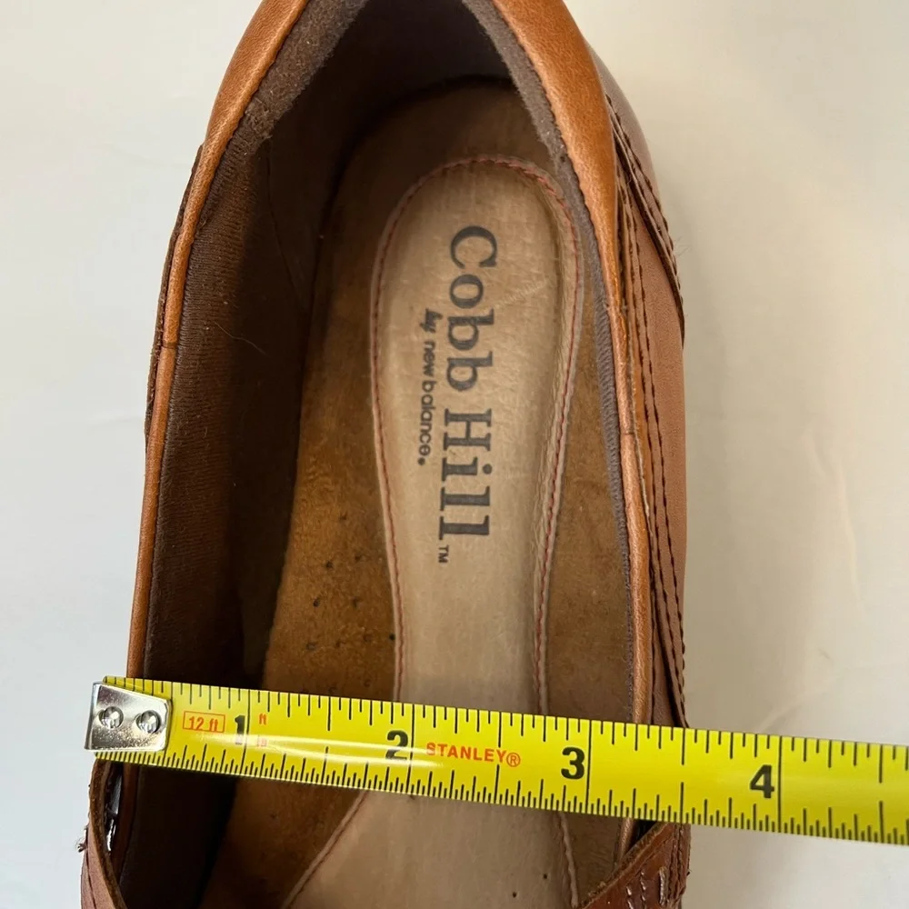 Cobb Hill by New Balance Criss Criss Brown Leather Flats Size 10M
